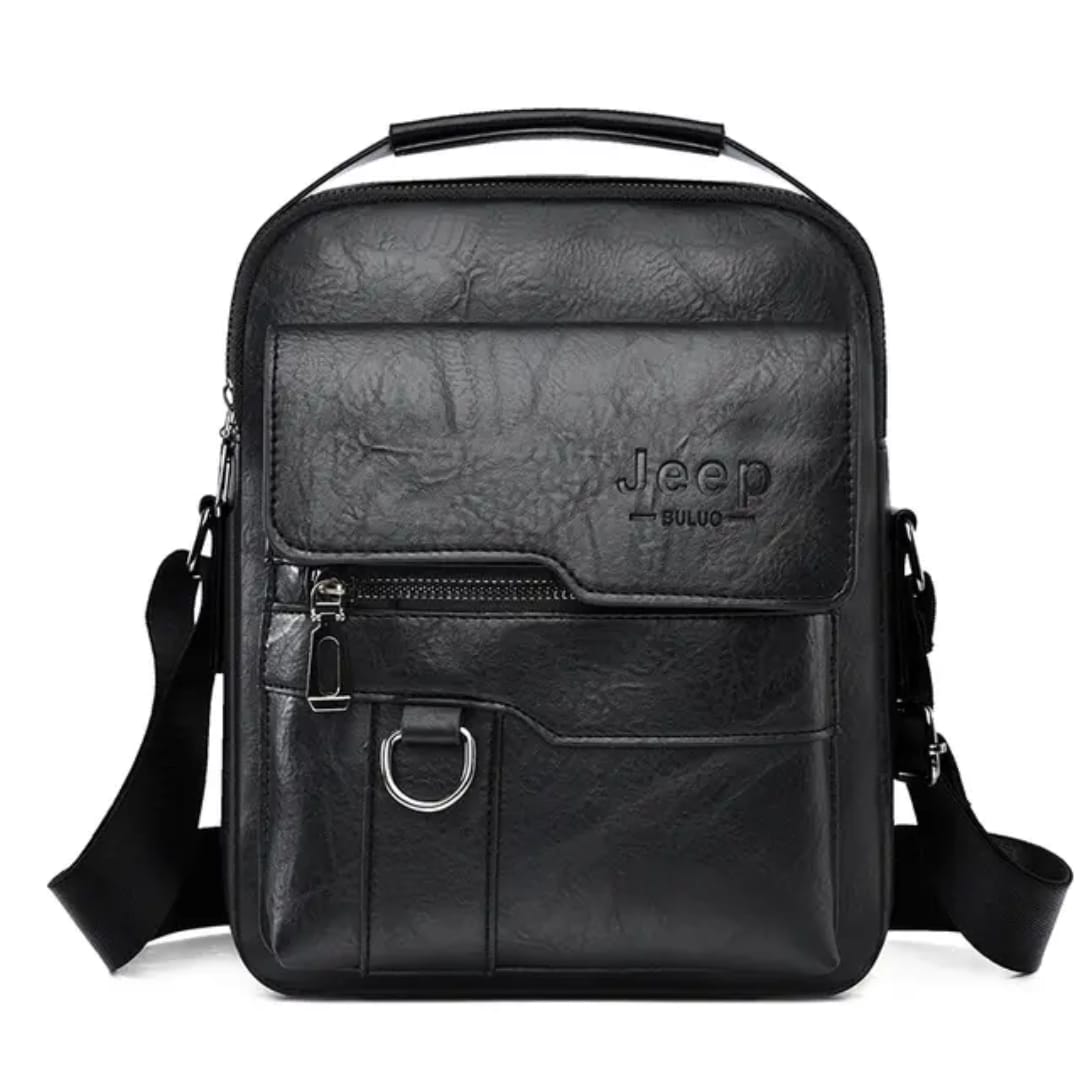 Sac à bandoulière pour hommes en cuir rétro | Sac à main durable avec grande capacité | Parfait pour les affaires, les voyages et bien plus encore
