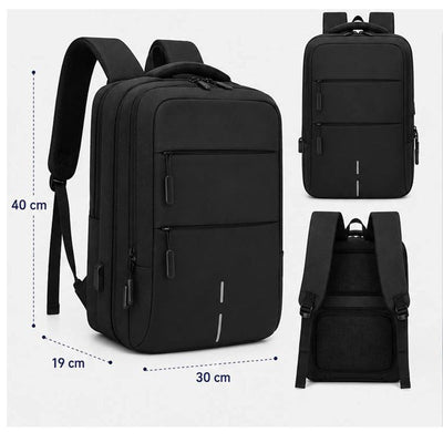Sac à dos de voyage 40 x 30 x 19 cm - Conforme aux dimensions Ryanair et résistant à l'eau