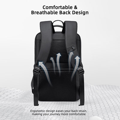 Sac à Dos de Bureau Arctic Hunter 15L – Élégant et Léger, Sac Ordinateur Portable pour Homme, Résistant à l’Eau, Design Fin, Compatible PC 15,6”, Idéal pour le Travail, l’Université et l’Usage Quotidien