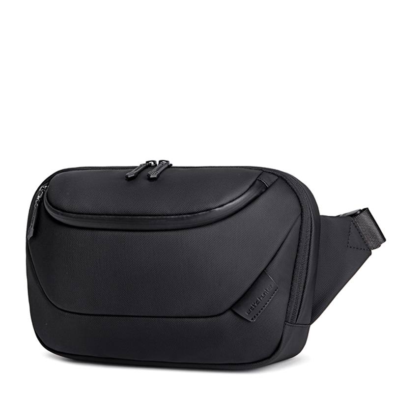 Sac Banane Homme Élégant en Cuir PU Noir – Style Moderne et Pratique 🖤🎒 Arctic Hunter