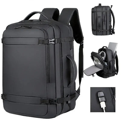 Sac à dos de voyage 17 pouces avec port USB – Taille cabine Ryanair